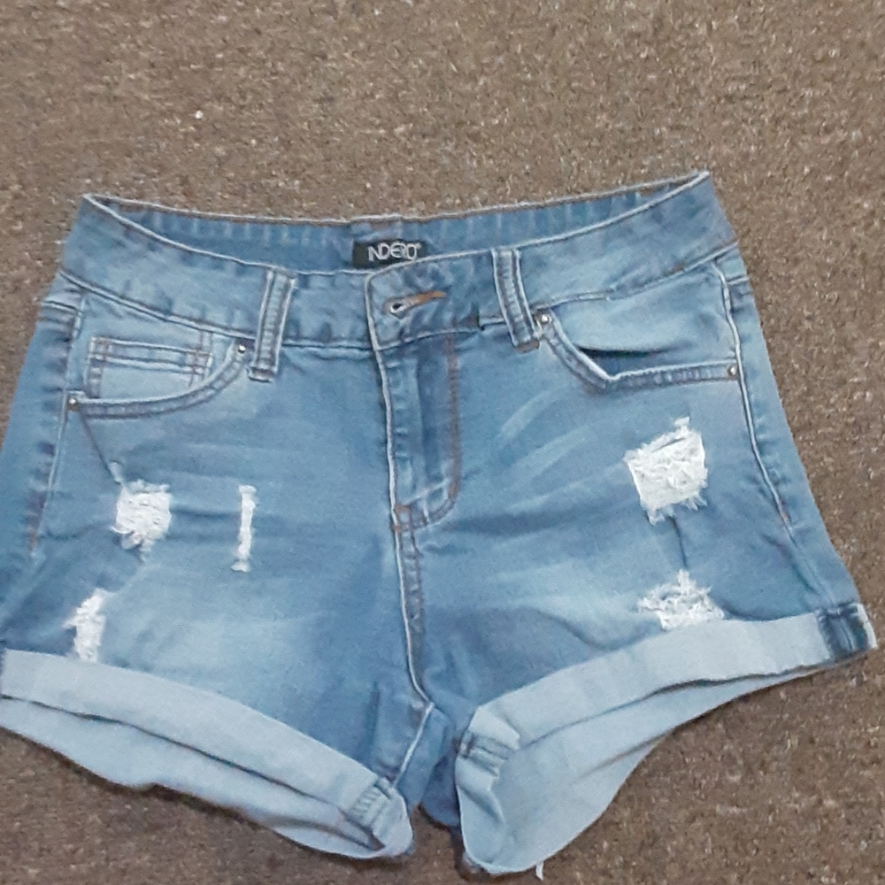 Stressed jean shorts. Great condition rarely worn